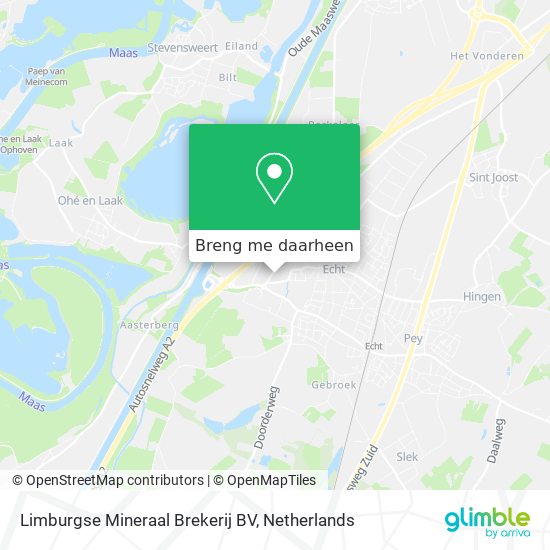 Limburgse Mineraal Brekerij BV kaart