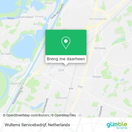 Wullems Servicebedrijf kaart