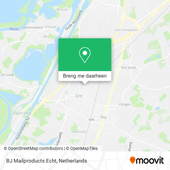 BJ Mailproducts Echt kaart