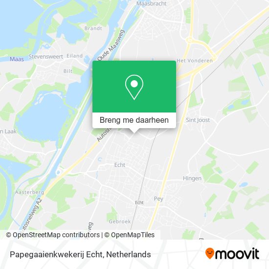 Papegaaienkwekerij Echt kaart