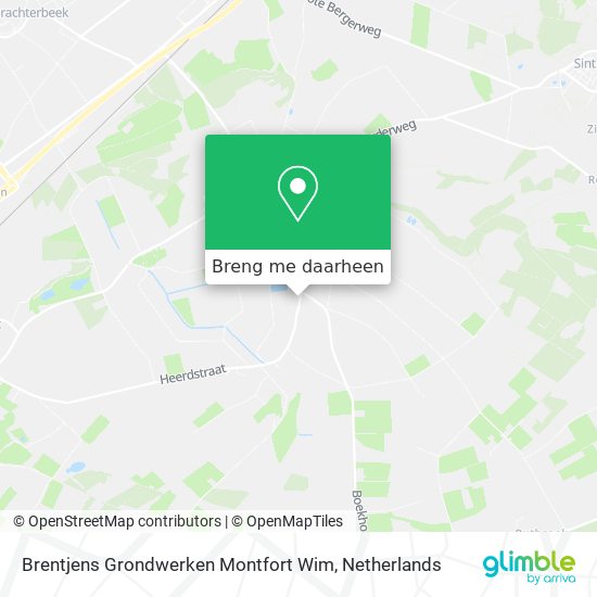 Brentjens Grondwerken Montfort Wim kaart