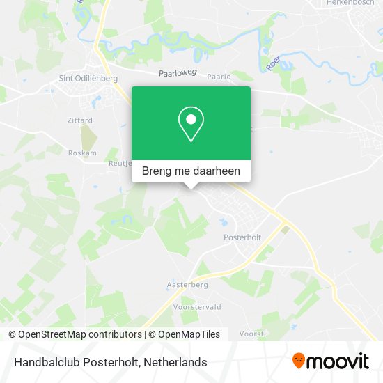Handbalclub Posterholt kaart
