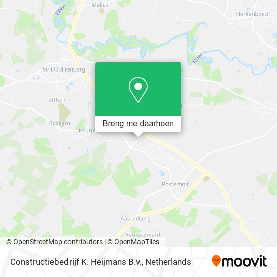 Constructiebedrijf K. Heijmans B.v. kaart