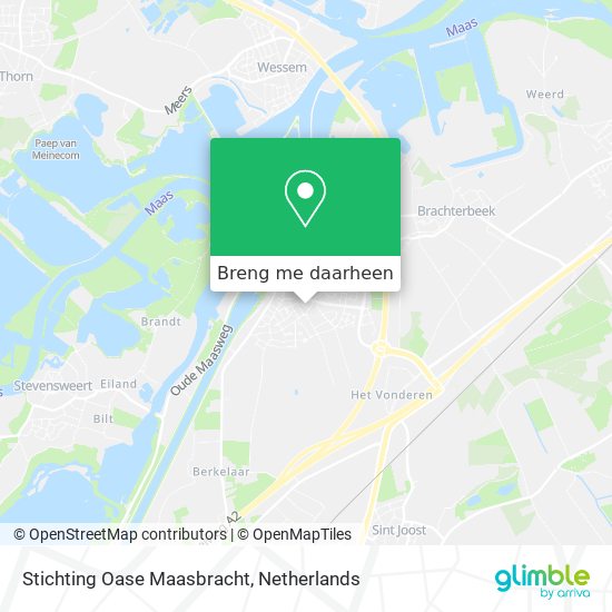 Stichting Oase Maasbracht kaart