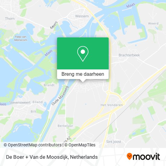 De Boer + Van de Moosdijk kaart