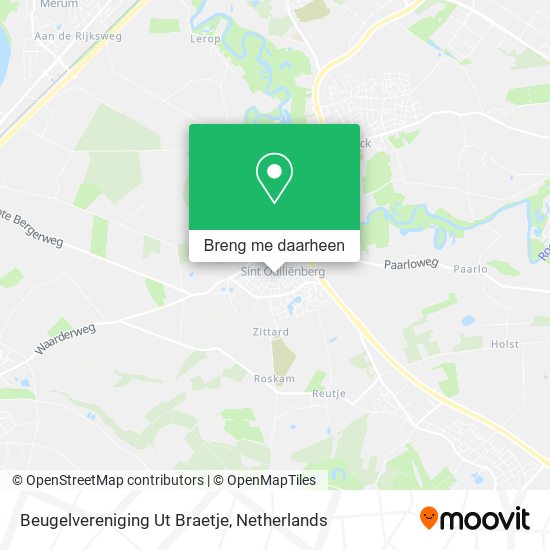 Beugelvereniging Ut Braetje kaart