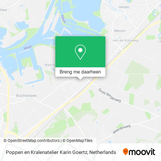 Poppen en Kralenatelier Karin Goertz kaart