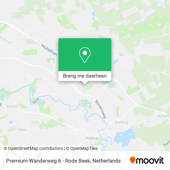 Premium-Wanderweg 6 - Rode Beek kaart