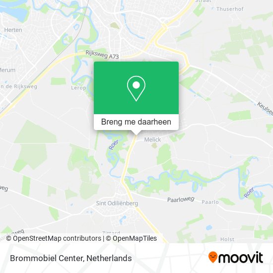 Brommobiel Center kaart
