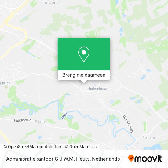 Adminisratiekantoor G.J.W.M. Heuts kaart