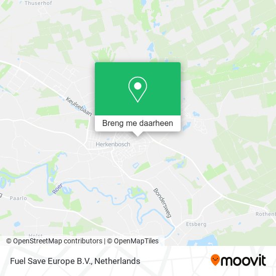 Fuel Save Europe B.V. kaart