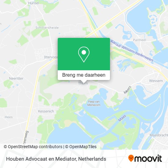 Houben Advocaat en Mediator kaart