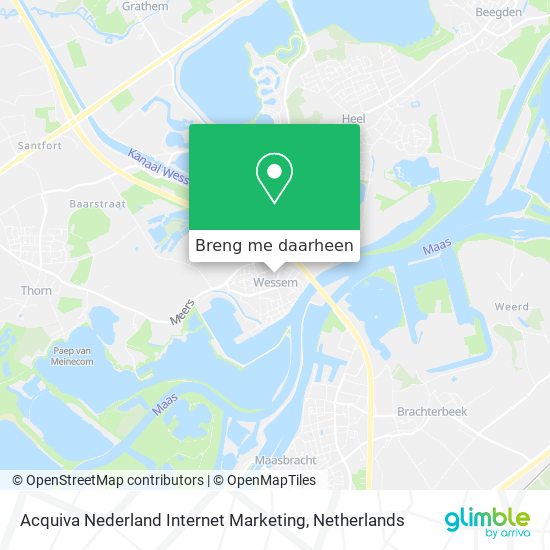 Acquiva Nederland Internet Marketing kaart