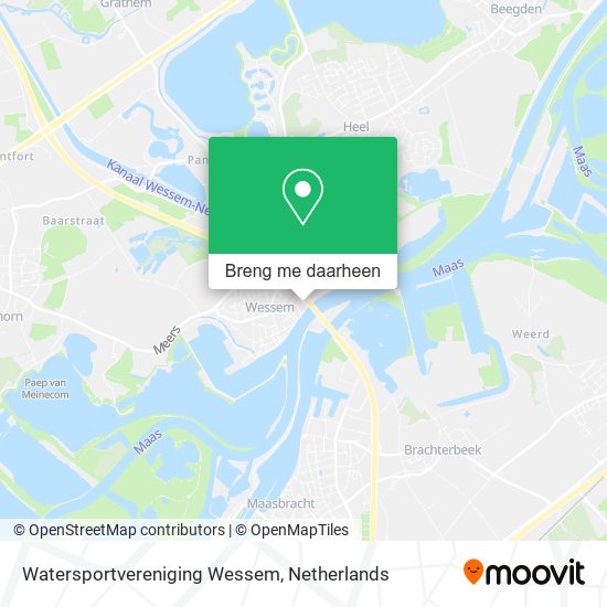 Watersportvereniging Wessem kaart