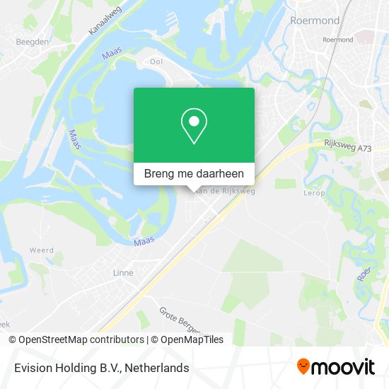 Evision Holding B.V. kaart