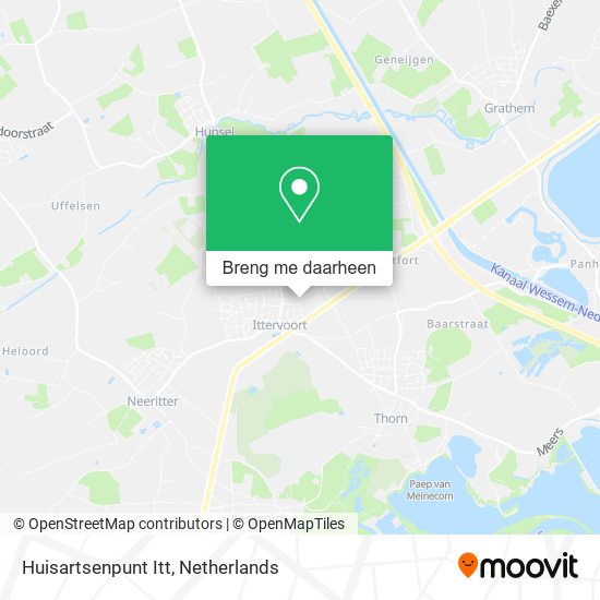 Huisartsenpunt Itt kaart