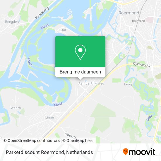 Parketdiscount Roermond kaart