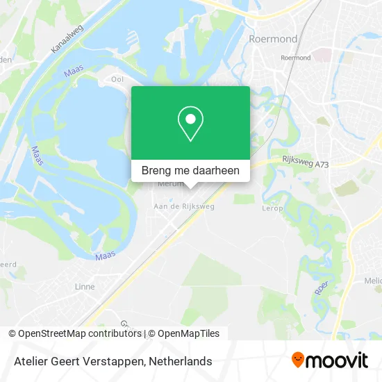 Atelier Geert Verstappen kaart