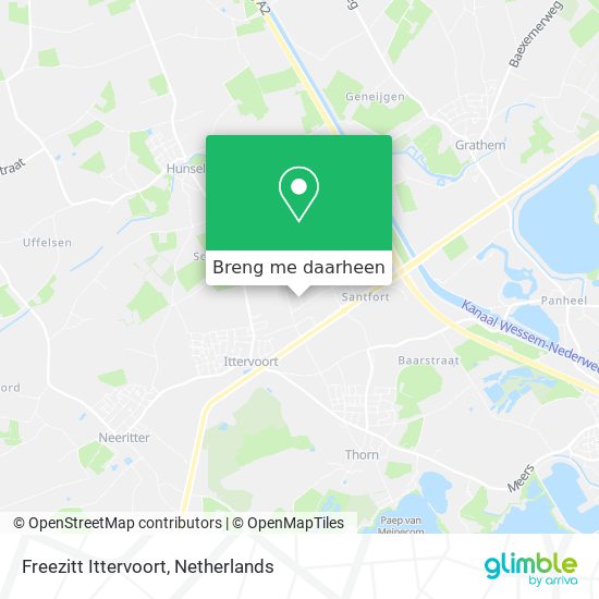 Freezitt Ittervoort kaart