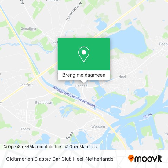 Oldtimer en Classic Car Club Heel kaart