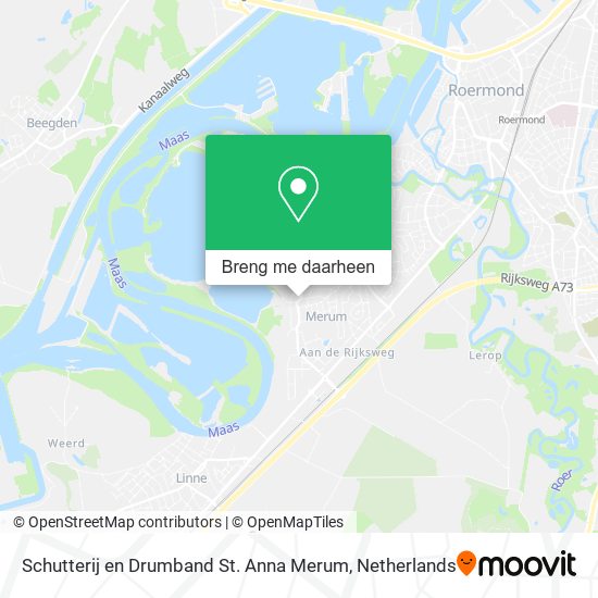 Schutterij en Drumband St. Anna Merum kaart