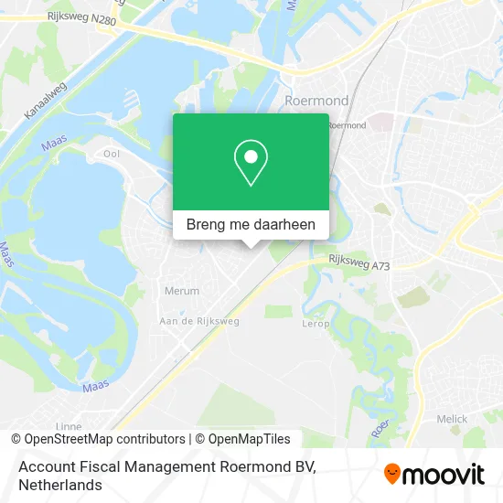 Account Fiscal Management Roermond BV kaart