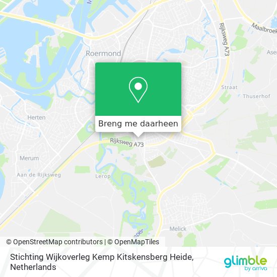Stichting Wijkoverleg Kemp Kitskensberg Heide kaart