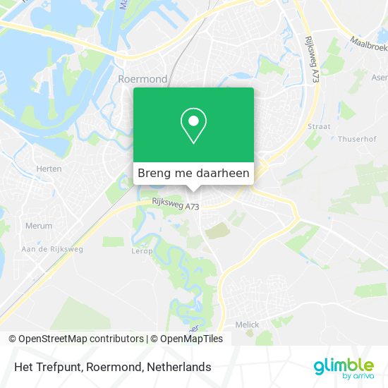 Het Trefpunt, Roermond kaart