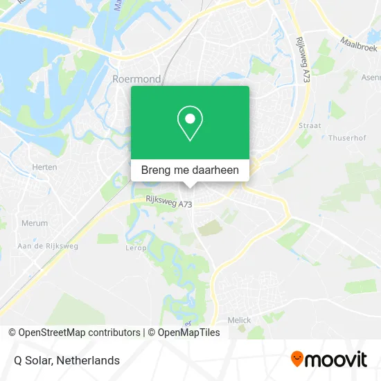 Q Solar kaart