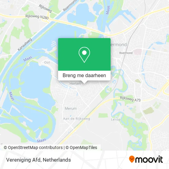 Vereniging Afd kaart