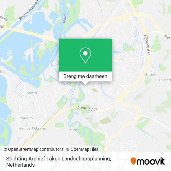 Stichting Archief Taken Landschapsplanning kaart