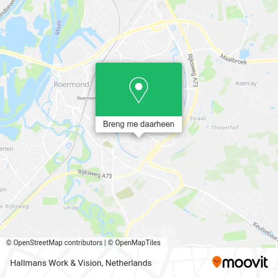 Hallmans Work & Vision kaart