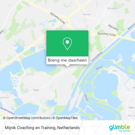 Mijnik Coaching en Training kaart