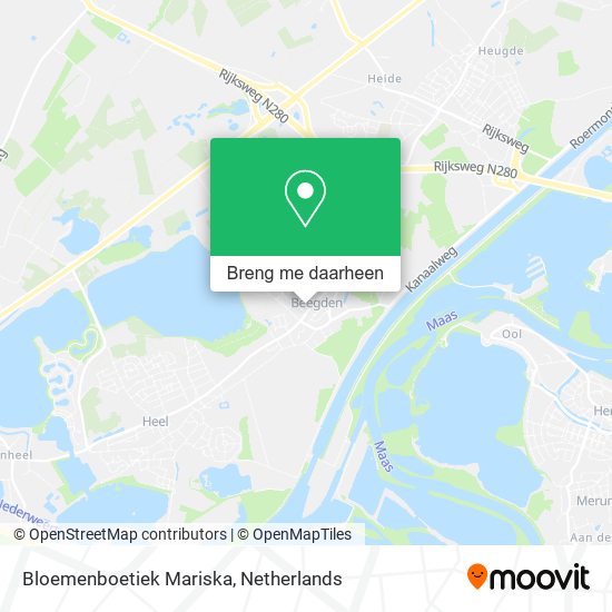 Bloemenboetiek Mariska kaart