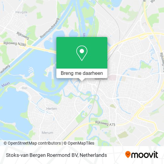 Stoks-van Bergen Roermond BV kaart