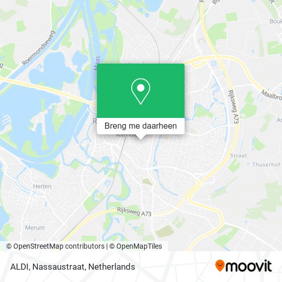 ALDI, Nassaustraat kaart