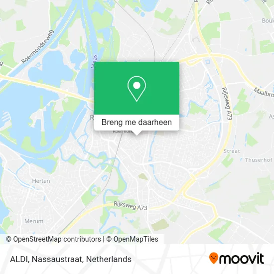 ALDI, Nassaustraat kaart