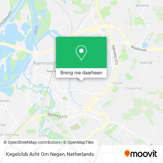 Kegelclub Acht Om Negen kaart