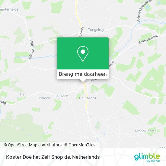 Koster Doe het Zelf Shop de kaart