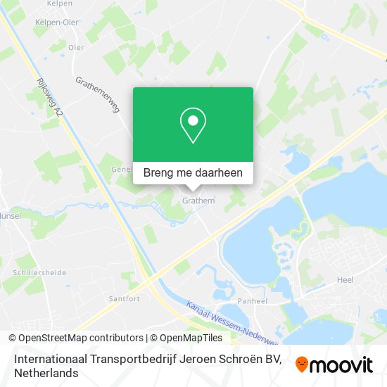 Internationaal Transportbedrijf Jeroen Schroën BV kaart