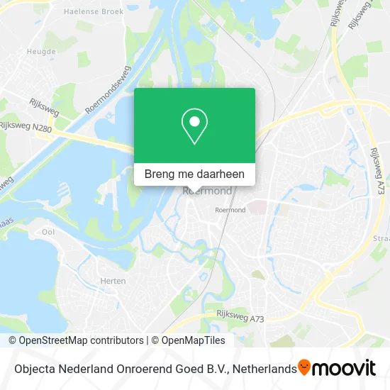 Objecta Nederland Onroerend Goed B.V. kaart