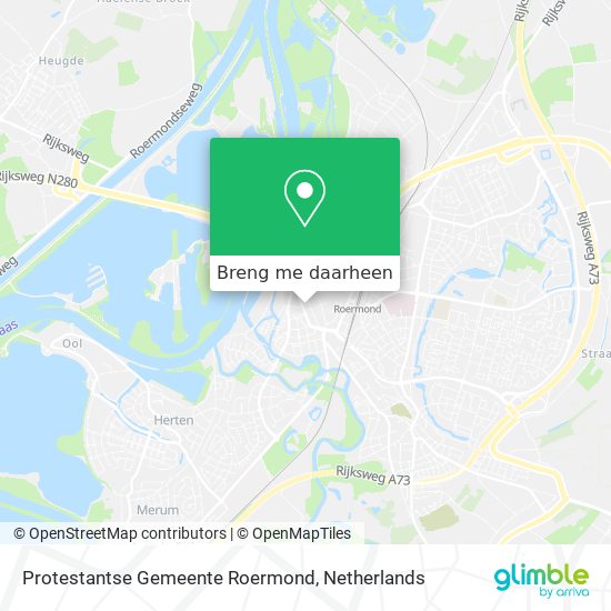 Protestantse Gemeente Roermond kaart