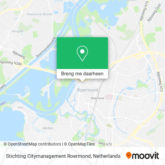 Stichting Citymanagement Roermond kaart