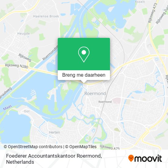 Foederer Accountantskantoor Roermond kaart