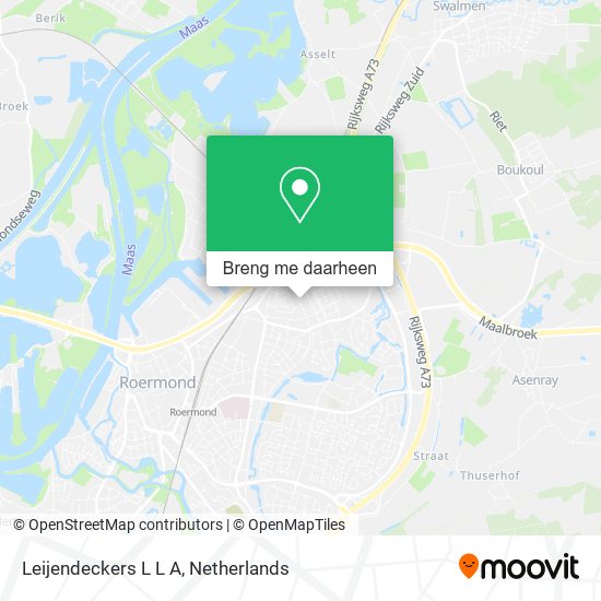 Leijendeckers L L A kaart