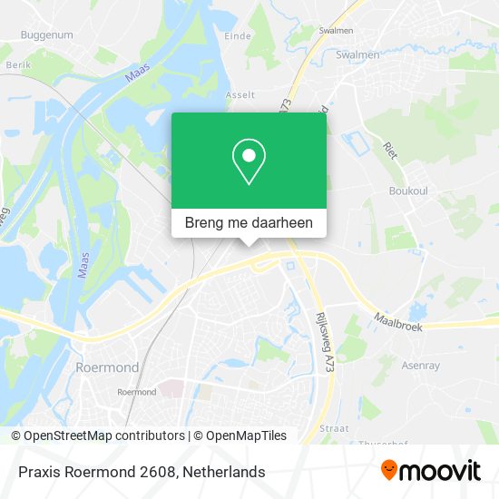 Praxis Roermond 2608 kaart