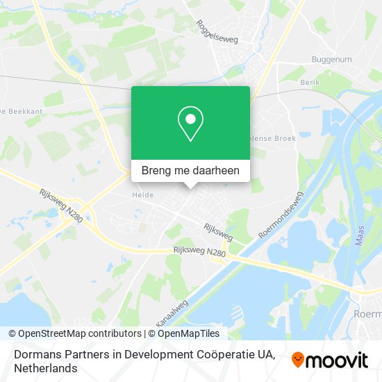 Dormans Partners in Development Coöperatie UA kaart