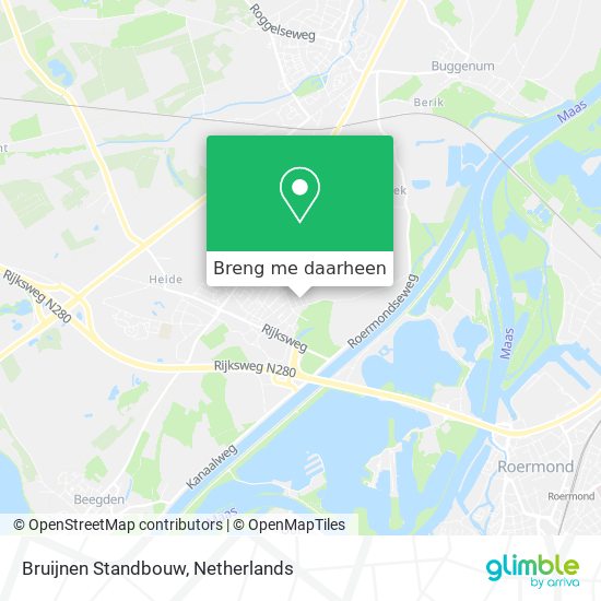 Bruijnen Standbouw kaart