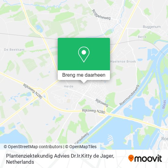 Plantenziektekundig Advies Dr.Ir.Kitty de Jager kaart