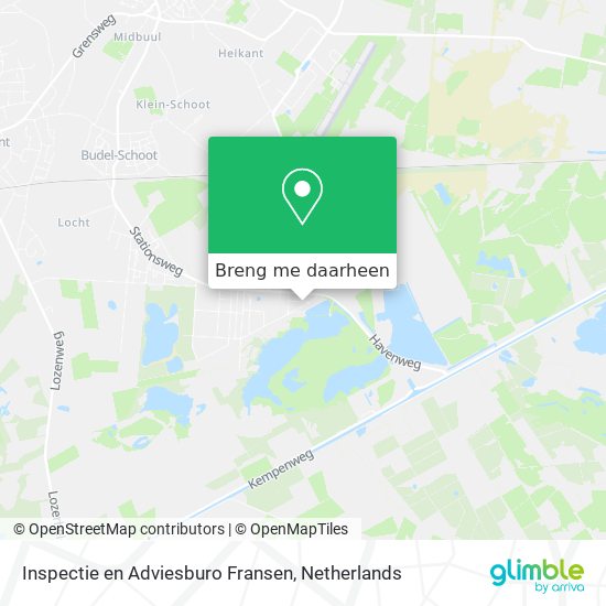 Inspectie en Adviesburo Fransen kaart